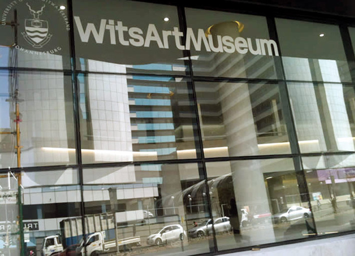 Interactive windows at Wits Arts Museum