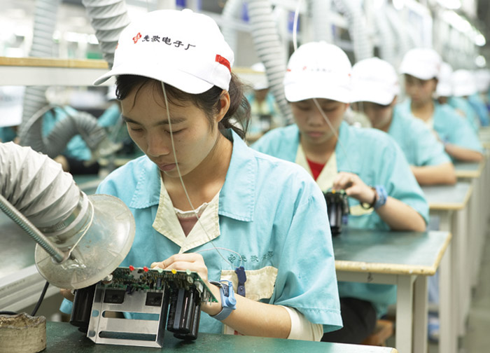 International designs manufactured in China