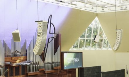 Meyer Sound LINA Arrays flown in the first trio of churches