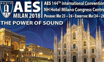 AES Milan Convention Recording and Production Events program announced