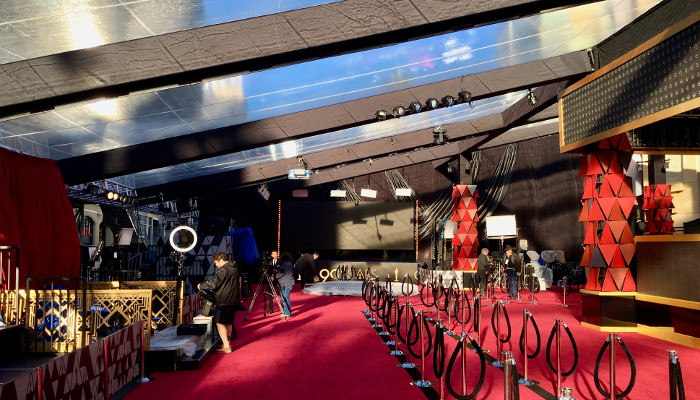 Claypaky K-EYE K20s make their live red carpet debut on Oscars pre-show for ABC-TV