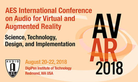 AES International Conference on virtual and augmented reality