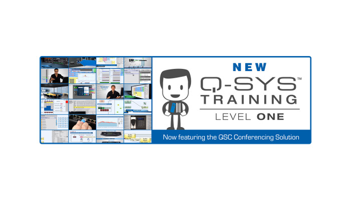 QSC introduces new Q-SYS control training series