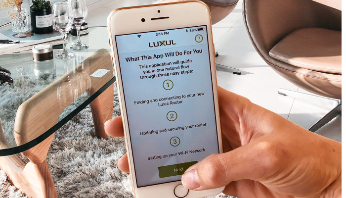 Luxul previews its Easy Setup App for integrators