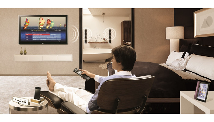 How do you cost-effectively distribute TV in hotels?