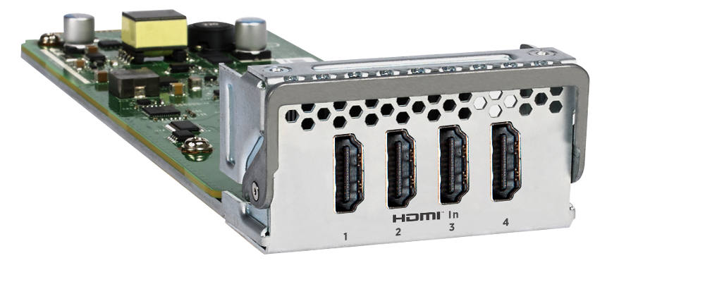 WORLD’S FIRST ETHERNET SWITCH WITH INTEGRATED HDMI