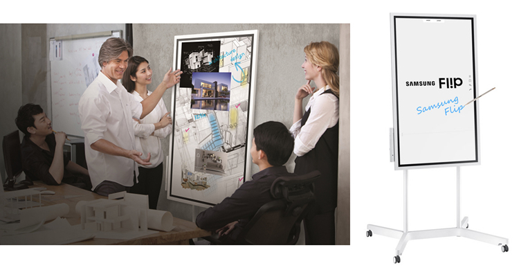 SAMSUNG FLIP – WM55H – DIGITAL FLIPCHART FOR BUSINESS