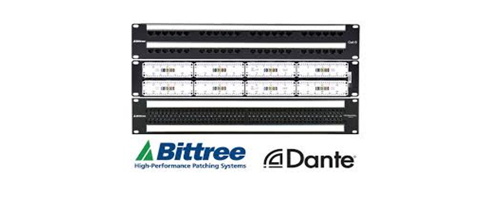 WORLD’S FIRST DANTE NETWORK-ENABLED PATCHBAY
