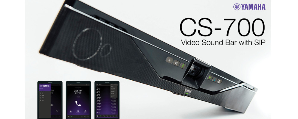 YAMAHA LAUNCHES SIP-COMPATIBLE VIDEO SOUND BAR