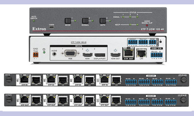 EXTRON NOW SHIPPING XTP I/O BOARDS