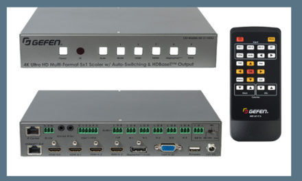 NEW GEFEN MULTI-FORMAT PRESENTATION SWITCHER
