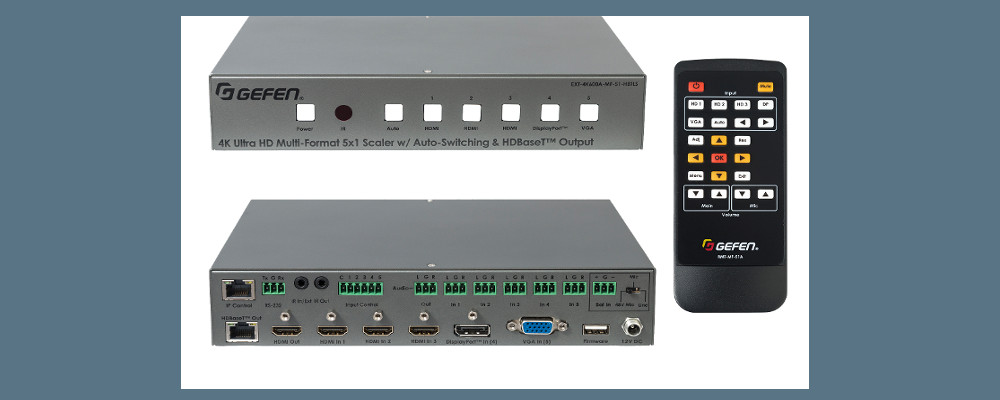 NEW GEFEN MULTI-FORMAT PRESENTATION SWITCHER