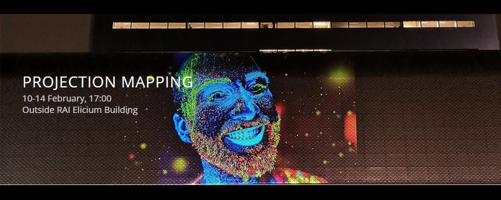 ELICIUM PROJECTION MAPPING AT ISE 2020