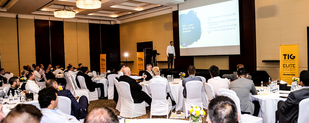 TIG HOLDS CRESTRON ELITE PARTNER EVENT IN DUBAI