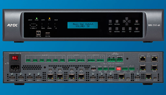 AMX BY HARMAN ANNOUNCES NEW ENOVA DVX ALL-IN-ONE PRESENTATION SWITCHERS