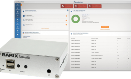 BARIX INTEGRATES RELIABLE IP AUDIO AND CONTROL HARDWARE WITH SYN-APPS’ REVOLUTION NOTIFICATION PLATFORM